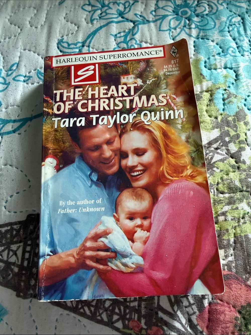 The Heart of Christmas by Tara Taylor Quinn - Pink Cover